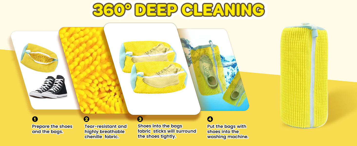 Shoe Washing Machine Bag