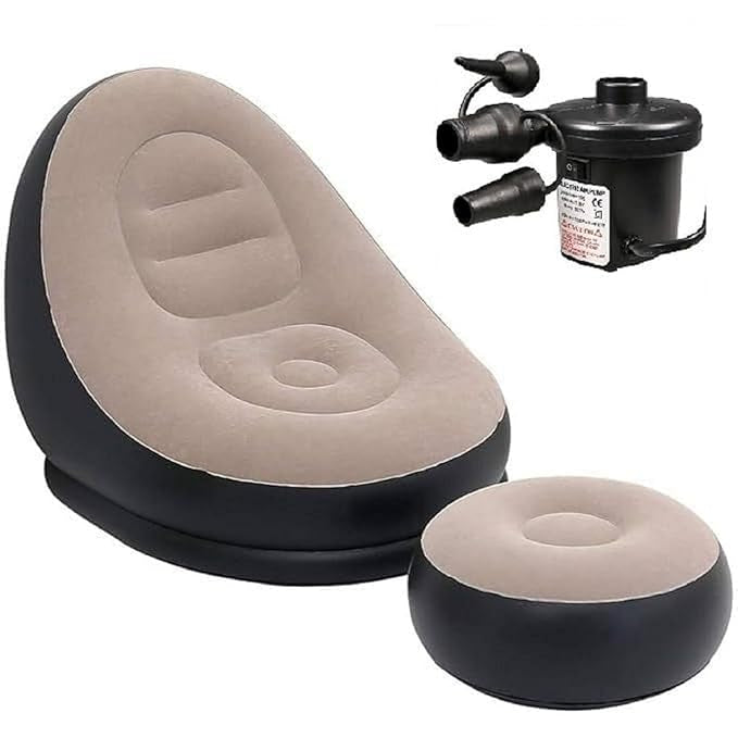 Inflatable Leisure Sofa Chair & Footstool