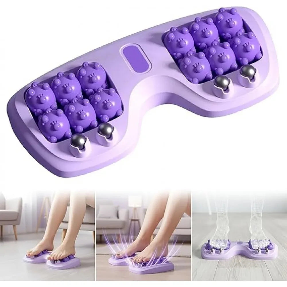 Portable Double Foot Massager Roller