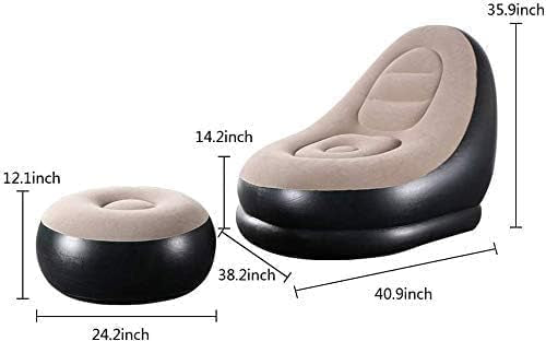 Inflatable Leisure Sofa Chair & Footstool