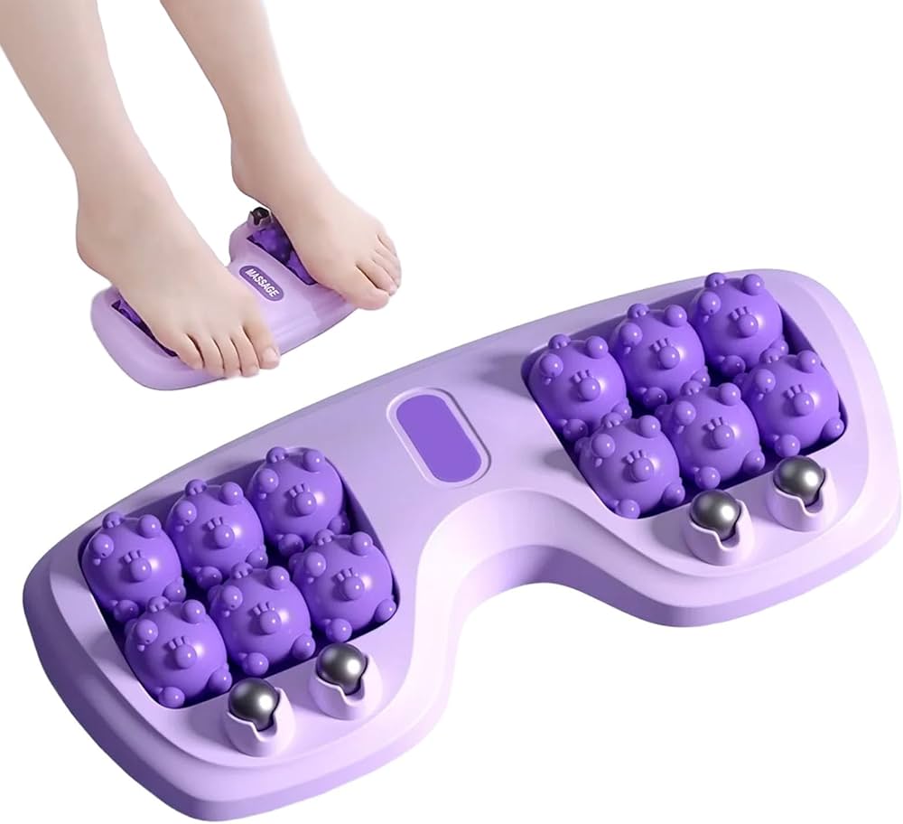 Portable Double Foot Massager Roller