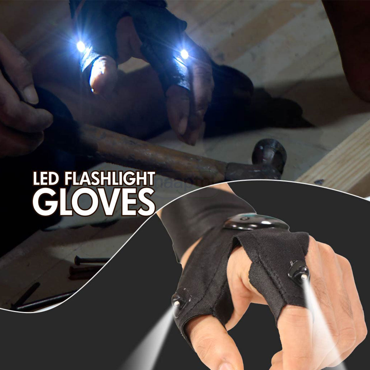 LED Flashlight Glove (1 Piece)