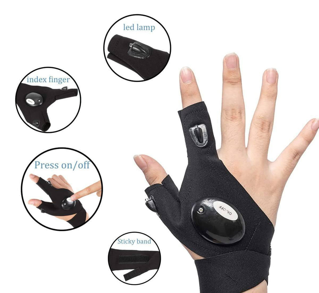 LED Flashlight Glove (1 Piece)